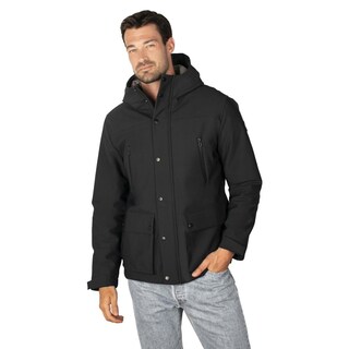 Foto 1 | Foto 1 | Chamarra Con Capucha Para Hombre Con Bolsa Interna Greenlander Negro