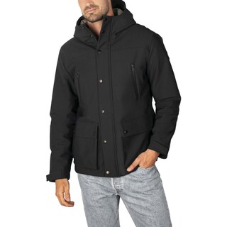 Foto 2 | Foto 2 | Chamarra Con Capucha Para Hombre Con Bolsa Interna Greenlander Negro