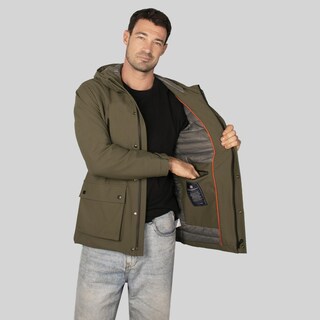 Foto 4 | Foto 4 | Chamarra Con Capucha Para Hombre Con Bolsa Interna Greenlander Verde