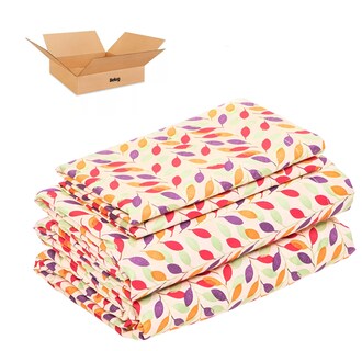 Foto 1 | Foto 1 | Juego Belug De Sábanas Matrimoniales Con Estampado Amarillo