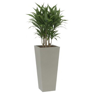 Foto 1 | Foto 1 | Maceta Cuadrada Alta Elly Decor 28 X 61 Cm Color Gris Cemento