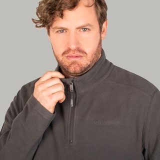Foto 4 | Foto 4 | Sudadera Fleece Plus Size Para Hombre De Medio Cierre Greenlander Gris