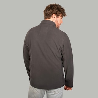 Foto 5 | Foto 5 | Sudadera Fleece Plus Size Para Hombre De Medio Cierre Greenlander Gris