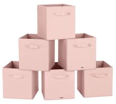 Organizador De Ropa Belug Plegable Juego De 6 Rosa