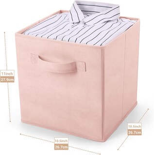 Foto 2 | Foto 2 | Organizador De Ropa Belug Plegable Juego De 6 Rosa