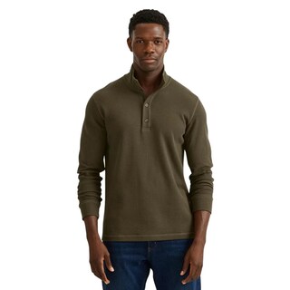 Foto 2 | Foto 2 | Sudadera Eddie Bauer Mockneck Favorite Thermal Para Hombre Verde