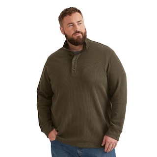 Foto 4 | Foto 4 | Sudadera Eddie Bauer Mockneck Favorite Thermal Para Hombre Verde