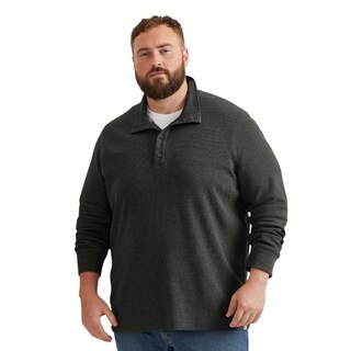 Foto 2 | Foto 2 | Sudadera Eddie Bauer Mockneck Favorite Thermal Para Hombre Gris