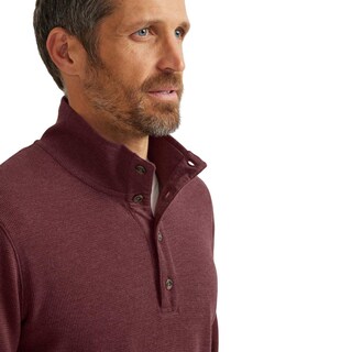 Foto 3 | Foto 3 | Sudadera Eddie Bauer Mockneck Favorite Thermal Para Hombre Vino