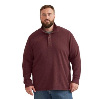 Foto 4 | Foto 4 | Sudadera Eddie Bauer Mockneck Favorite Thermal Para Hombre Vino