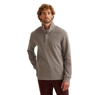 Foto 1 | Foto 1 | Sudadera Eddie Bauer Mockneck Favorite Thermal Para Hombre Beige