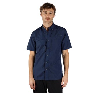Foto 1 | Foto 1 | Camisa Eddie Bauer Manga Corta Rainier Para Hombre Azul