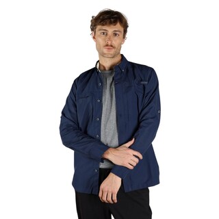 Foto 4 | Foto 4 | Camisa Eddie Bauer Manga Larga Rainier Para Hombre Azul