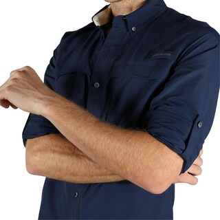 Foto 7 | Foto 7 | Camisa Eddie Bauer Manga Larga Rainier Para Hombre Azul