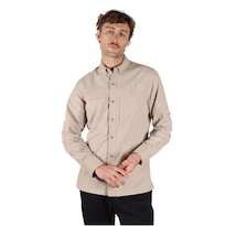 Camisa Eddie Bauer Manga Larga Rainier Para Hombre Beige