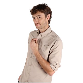 Foto 5 | Foto 5 | Camisa Eddie Bauer Manga Larga Rainier Para Hombre Beige