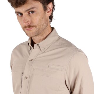 Foto 6 | Foto 6 | Camisa Eddie Bauer Manga Larga Rainier Para Hombre Beige
