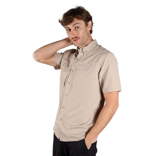 Foto 4 | Foto 4 | Camisa Eddie Bauer Manga Corta Rainier Para Hombre Beige