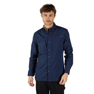 Foto 1 | Foto 1 | Camisa Eddie Bauer Manga Larga Rainier Para Hombre Azul