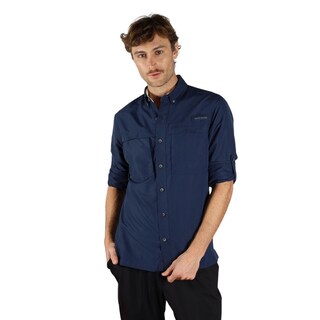 Foto 3 | Foto 3 | Camisa Eddie Bauer Manga Larga Rainier Para Hombre Azul