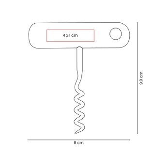 Foto 5 | Foto 5 | Paquete Con 50 Piezas De Sacacorchos Publicitario De Madera Ergonómico