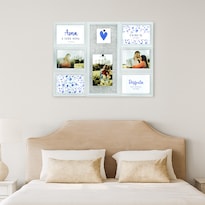 Portarretratos Múltiple Grey 8 Fotos 6x4 2x2 Izy