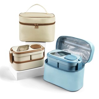 Foto 2 | Foto 2 | Paquete 24 Piezas Set Corporativo De Lonchera Y Portaviandas Multifunción