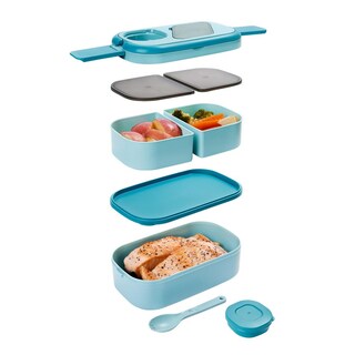 Foto 6 | Foto 6 | Paquete 24 Piezas Set Corporativo De Lonchera Y Portaviandas Multifunción