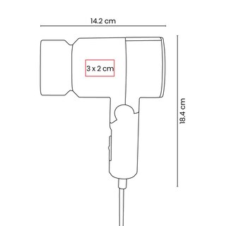 Foto 7 | Foto 7 | Paquete 24 Piezas Secadora De Cabello Publicitaria Plegable Con Boquilla