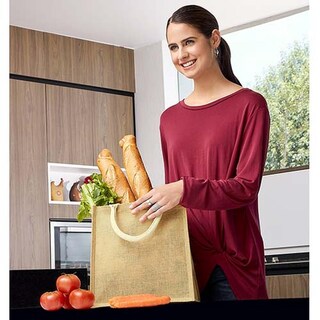 Foto 4 | Foto 4 | Paquete 20 Piezas Bolsa Promocional De Yute Con Interior Plastificado