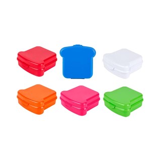 Foto 1 | Foto 1 | Paquete 96 Piezas Lonchera Promocional Para Sándwich Con Tapa A Presión