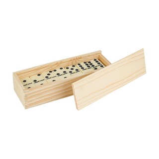 Foto 1 | Foto 1 | Paquete 15 Piezas Dominó Publicitario En Caja De Madera