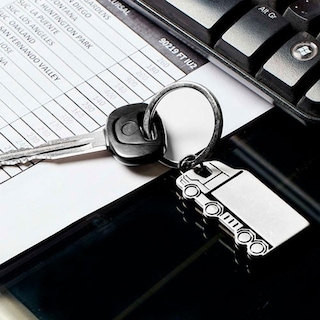 Foto 3 | Foto 3 | Paquete 250 Piezas Llavero Publicitario Metálico Forma Camión