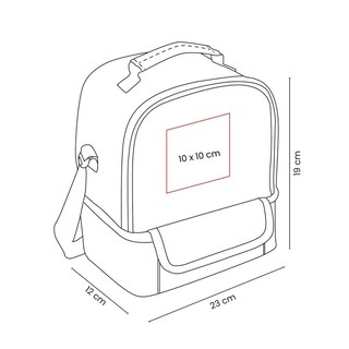 Foto 4 | Foto 4 | Paquete 20 Piezas Lonchera Promocional Con Doble Compartimento Impermeable