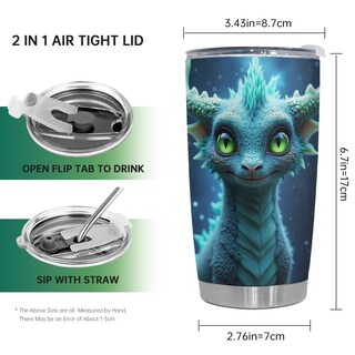 Foto 2 | Foto 2 | Taza De Viaje Oasisdream Vaso De Acero Inoxidable 600 Ml Con Tapa - Venta Internacional.