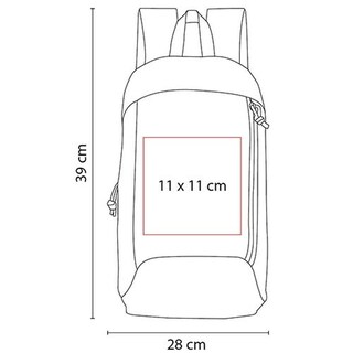 Foto 3 | Foto 3 | Paquete 20 Piezas Mochila Promocional Compacta Con Cierre Vertical