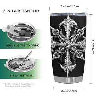 Foto 2 | Foto 2 | Vaso De Viaje Oasisdream Taza De Acero Inoxidable De 600 Ml - Venta Internacional.