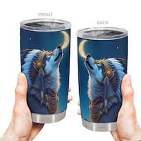 Taza De Café Tumbler Oasisdream De Acero Inoxidable 600 Ml - Venta Internacional.