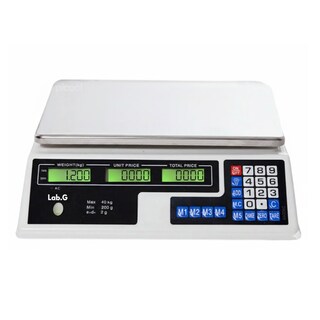 Foto 1 | Foto 1 | Báscula Comercial Lab.g Digital 40 Kg Recargable Color Blanco