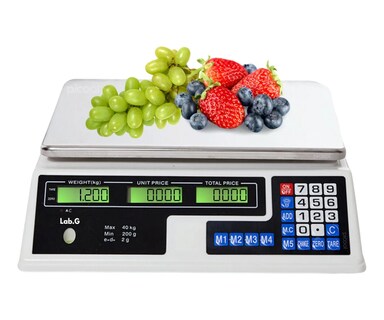 Foto 2 | Foto 2 | Báscula Comercial Lab.g Digital 40 Kg Recargable Color Blanco