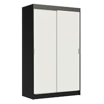 Ropero Closet Madesa Tokio 2 Puertas 2 Cajones Negro/blanco2