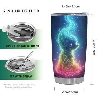 Foto 2 | Foto 2 | Vaso De Viaje Oasisdream De Acero Inoxidable Con Tapa 600 Ml - Venta Internacional.