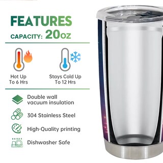 Foto 3 | Foto 3 | Vaso De Viaje Oasisdream De Acero Inoxidable Con Tapa 600 Ml - Venta Internacional.