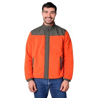 Foto 2 | Foto 2 | Chamarra Fleece Para Hombre Con Bolsillos Greenlander Naranja