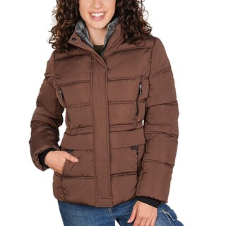 Foto 2 | Foto 2 | Chamarra Corta Capitonada Para Mujer Con Bolsillos Greenlander Cafe