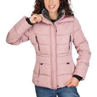 Foto 1 | Foto 1 | Chamarra Corta Capitonada Para Mujer Con Bolsillos Greenlander Rosa