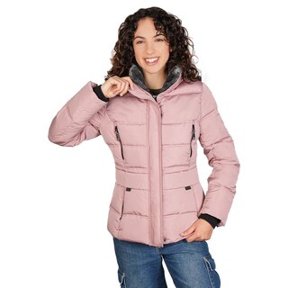 Foto 3 | Foto 3 | Chamarra Corta Capitonada Para Mujer Con Bolsillos Greenlander Rosa