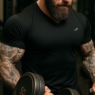 Foto 3 | Foto 3 | Playeras Deportivas Cuello V para Hombre 5 Piezas