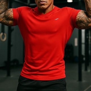 Foto 6 | Foto 6 | Playeras Deportivas Cuello V para Hombre 5 Piezas