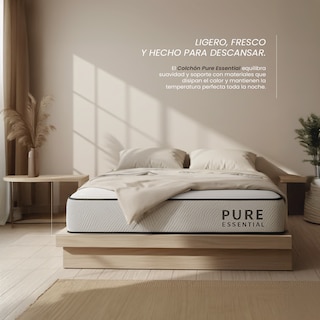 Foto 2 | Foto 2 | Colchón Smart Bamboo Pure Essential – Colchon En Caja De Memory Foam Soporte Medio-firme Y Frescura Nocturna (matrimonial)